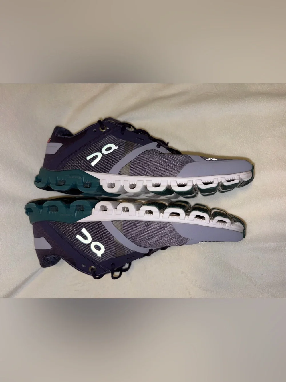 On Running Women's Purple and Teal Running Shoes women size 9.5